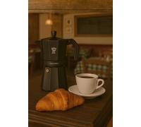 Cafetière italienne - PEZZETTI - ITALEXPRESS - Aluminium - 6 tasses - Noir