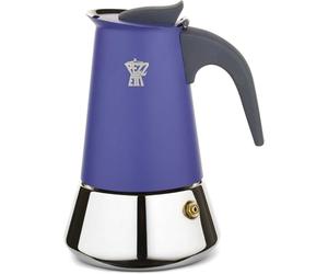 Cafetière italienne PEZZETTI Steelexpress 10 tasses Acier inoxydable Induction Bleu Indigo