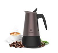 Cafetière Italienne - Piccolina - 400 Bronze - Acier Inoxydable - 4 Tasses