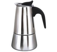 Cafetière Italienne - Royal Swiss - 2 Tasses - Inox 18/10 - Compatible Tous Feux - Gris