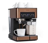 Cafetière - KLARSTEIN - Machine à Café Espresso - 20 Bar - 1350W - Mousseur de Lait Cuivre