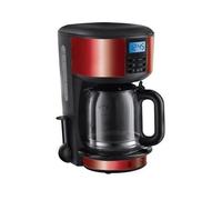 Russell Hobbs 20682-56 Legacy Red numérique Cafetière en verre avec Technologie Pommeau 1,25 L 1000 W rouge/noir