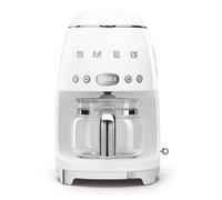 SMEG - Cafetière filtre programmable Smeg DCF02WHEU blanc + offre cadeaux - Programmable (Timer)