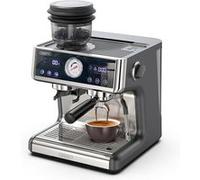 Cafetière Machine à expresso HiBREW H7A pression 20 bars système à double chaudière broyeur 30 niveaux capacité en grains de café 250 g écran tactile LCD