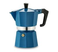 Pezzetti 1361V Cafetière Moka 3 Tasses Italexpress Aluminium Bleu