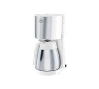 Cafetiere Melitta Enjoy Top Therm Blanc/inox - Aromaselector - 15 Tasses - Filtre Melitta