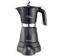 Cafetière moka 6 tasses noire avec minuterie