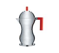 Cafetière moka Alessi Pulcina Aluminium MDL02/6 R Rouge