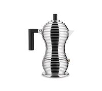 ALESSI Machine à expresso PULCINA 3 tasses Aluminium / Noir argent