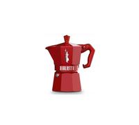 BIALETTI Moka Exclusive 3 Coupes en Rouge