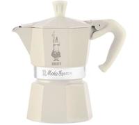 Cafetière Moka - BIALETTI - Winter Wonderland - 3 tasses - Aluminium - Crème