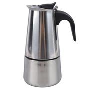 Cafetière Moka en Acier Inoxydable de 300 Ml, Cafetière Italienne Portable pour le Camping, le Bureau et les Voyages, Fonctionne au Gaz/électrique, Prépare un café Riche de