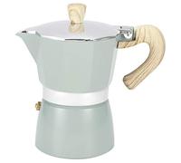 Cafetière Moka en Aluminium, Cafetière Octogonale sur Plaque, 300ML, Poignée Antidérapante - Polyvalente pour Cuisinières Électriques et à Gaz, Design Élégant et Durable (Pot n°3 150ML bleu lac)