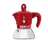 BIALETTI Moka Exclusive Induction 4 tasses rouge