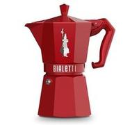 Cafetière Moka Exclusive rouge 6 tasses - Bialetti - Rouge - Aluminium Rouge G
