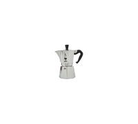 Cafetière Moka express avec bande en aluminium argenté 6 tasses