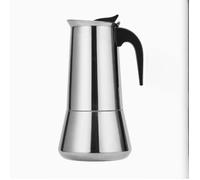 Cafetière Moka Ilsa Bonkaffe - Inox 600ml 12 tasses - Compatible induction et feu - Argent