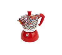 Cafetière Moka Induction Dolce Gabbana 2 tasses - - Rouge - Inox