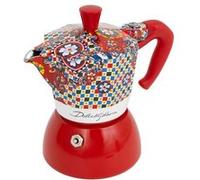 Cafetière Moka Induction Dolce Gabbana 4 tasses - - Rouge - Inox