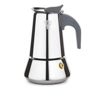 Cafetière Moka Steelexpress À Induction En Acier Inoxydable 2 À 10 TASSES Abert