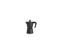 Cafetière Moka Traditionnelle TCA-012 en Aluminium 12 Tasses - Noir