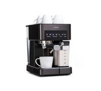 Cafetière Mousseur de Lait Machine à Café et Machine à Expresso 20 Bar 1350W Noir