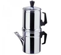 Cafetière Napolitaine en Aluminium Poli Tz 3 Ilsa Manche Et Poignée Bakélite