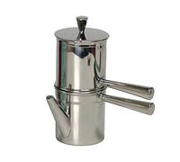 Ilsa Cafetière napolitaine Acier inox 18/10 3 tasses 6 cl, 25 et 40 cl