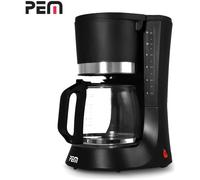 Cafetière PEM CM-171 - 680W - 1,2L - Filtre réutilisable - Touche inox
