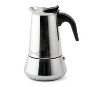 Cafetière percolateur en inox - WEIS - Arrêt automatique - Filtre - Café moulu