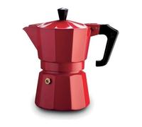 Pezzetti 1361V Cafetière Moka Café 3 Tasses Italexpress Aluminium Rouge