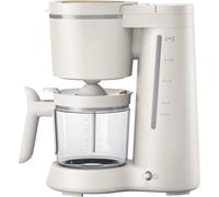 Cafetière Philips Home Eco Conscious Edition 5000er Serie HD5120/00 blanc soie, mat Nombre de tasse=10 fonction de conservation de la chaleur, verseuse en verre