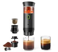 Cafetière portable expresso - keeper - Compatible capsules et café moulu - 70ml réservoir d'eau - 75W - 150ml capacité