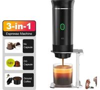 Cafetière portable, multi-compatible, fonction chauffage intelligente, vert