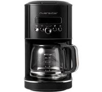 Riviera&Bar Cafetière filtre programmable 1,8 L – 950W, écran LCD, départ différé 24h – Black Satin