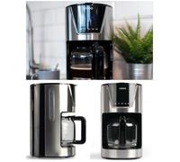 Cafetière programmable - LIVOO - 1.8L - Inox grise - 900W - Programmable 24h
