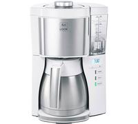 Cafetière programmable MELITTA Look V Therm Timer 1025-17 Blanc/Acier