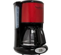 Cafetière Programmable MOULINEX FG362D10 inox rouge