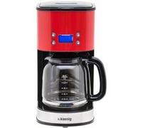 Cafetière filtre programmable H.KOENIG MG30 rouge - 12/20 tasses - arrêt automatique