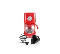 KitchenCook Cafetière filtre Rétro 1,5 l — Filtre nylon réutilisable, arrêt auto, maintien au chaud