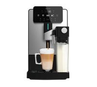 Cecotec Cafetière Superautomatique Cremmaet Latte. 19 Bars, Thermoblock, 6 Boissons, Vaporisateur, 5 Niveaux de Mouture, Réservoir de Grains 150g, Lait 400ml et Eau 1,1L, Nettoyage Auto, Écran Tactile