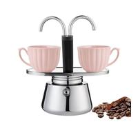 Cafetière Sur Cuisinière Bouilloire à Café Portable en Acier Inoxydable