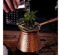 Cafetière Sur Cuisinière - Cafetière Turque Vintage | Machine À Multifonctionnelle Sur Cuisinière Avec Bouche Large | Parfait Pour Préparer Des Cocktails Au Café Turc, Arabe Et Au Lait Mousse