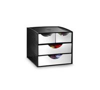 Cafetière Take a break 8-211 module 2 petits tiroirs + 2 grands tiroirs polystyrène gris métallisé 18,60 x 18.5 x 17.5cm