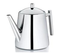 Cafetière/théière 2 en 1 acier inoxydable 304 avec filtre, bouilloire à long bec for la maison et les restaurants, compatible plaques induction(800ML)