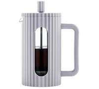 Cafetière/théière à piston en verre 600 ml grise KLAUSBERG KB-7747