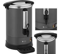 Cafetière/théière avec robinet et bac d'égouttement 14 l 1400 W grise