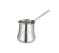 Cafetière turque 600 ml faite à la main en acier inoxydable, machine à chocolat chaud pour café et usage quotidien