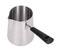 Cafetière turque avec poignée, cafetière turque en acier inoxydable, 600 ml, cafetière turque moderne, pour la préparation du café turc