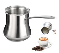 Cafetière turque - Cafetière turque - 500 ml - En acier inoxydable 304 - Pour cuisinière à induction, plaque vitrocéramique et flamme ouverte